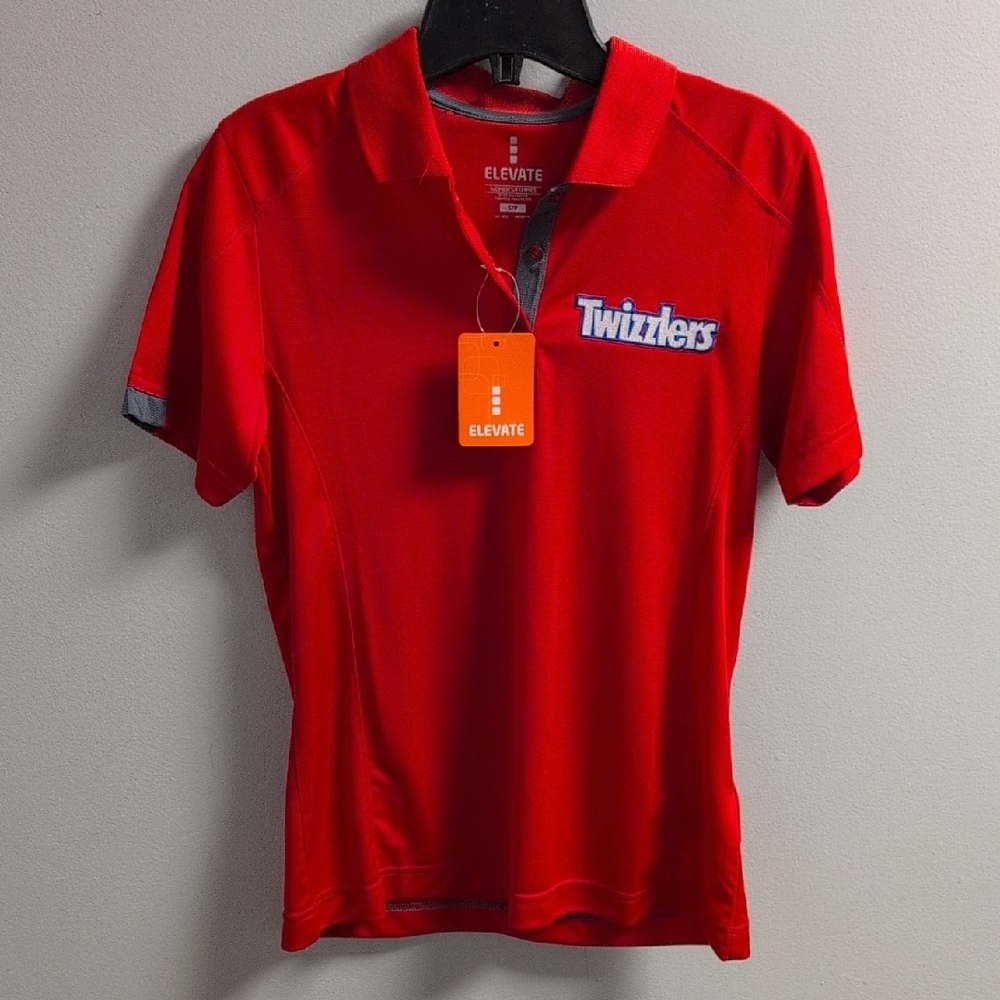 ❤️NWT❤️ Women's Elevate Twizzlers Short Sleeve Fitness Top, Small